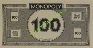PARTS ONLY - Monopoly Empire Gold Edition Board Game - (1) Pack of 10 $100 Money Only