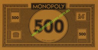 PARTS ONLY - Monopoly Empire Gold Edition Board Game - (1) Pack of 10 $500 Money Only