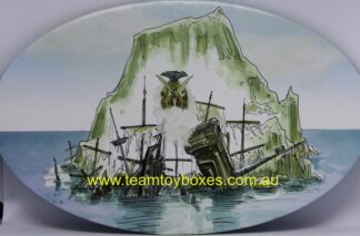 PARTS ONLY - Dead Man's Treasure Board Game - (1) Island Board Only