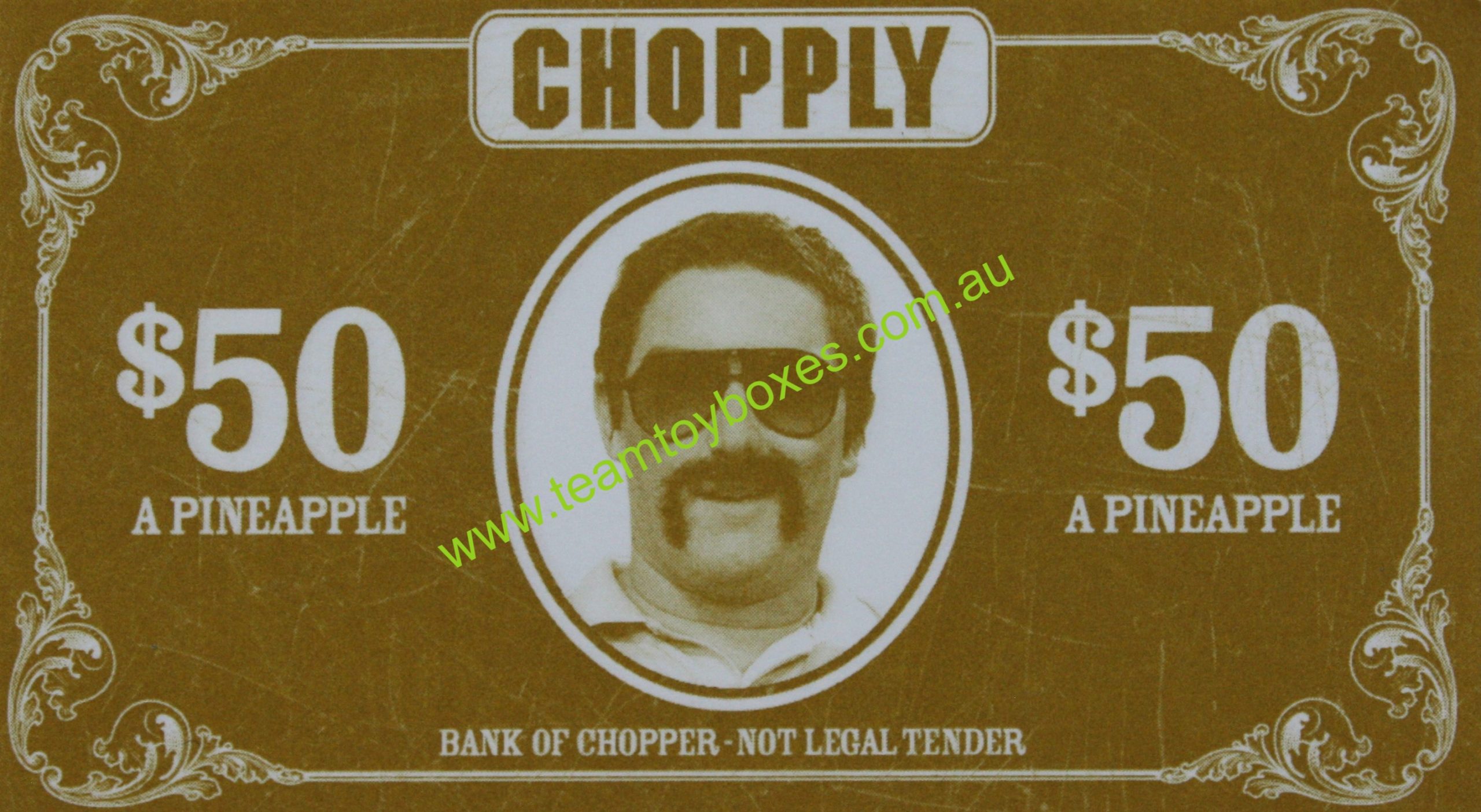 PARTS ONLY - Chopply Interactive DVD Board Game - (1) Pack of 10 $50 Chopply Money Only