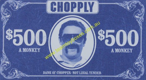 PARTS ONLY - Chopply Interactive DVD Board Game - (1) Pack of 10 $500 Chopply Money Only
