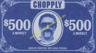 PARTS ONLY - Chopply Interactive DVD Board Game - (1) Pack of 10 $500 Chopply Money Only