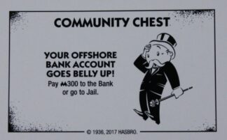 PARTS ONLY - Monopoly Board Game "Cheaters" Edition - (1) #14 Community Chest Card Only