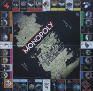 PARTS ONLY - Monopoly Board Game "Game of Thrones" Collector’s Edition - (1) Game Board Only