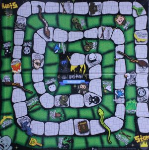 PARTS ONLY - Harry Potter Triwizard Cup Board Game - (1) Game Board Only
