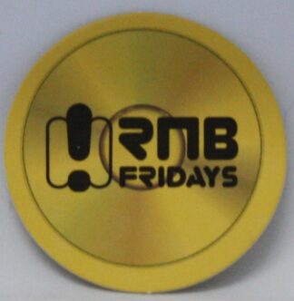 PARTS ONLY - RNB Fridays Party Board Game - (1) Yellow RnB Disc Only