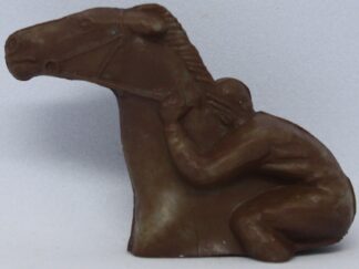 PARTS ONLY - Bust The Bookie Board Game - (1) Brown Horse and Jockey Only