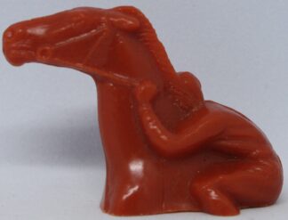 PARTS ONLY - Bust The Bookie Board Game - (1) Tan Horse and Jockey Only