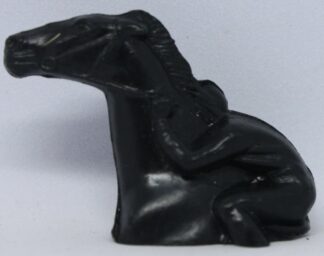 PARTS ONLY - Bust The Bookie Board Game - (1) Black Horse and Jockey Only
