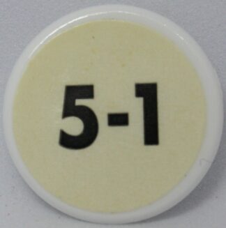 PARTS ONLY - Bust The Bookie Board Game - (1) 5-1 Odds Chip Only