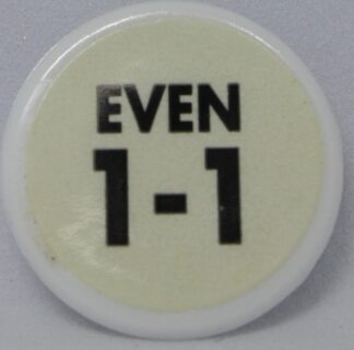 PARTS ONLY - Bust The Bookie Board Game - (1) 1-1 Even Odds Chip Only