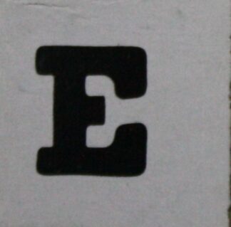 PARTS ONLY - Skeleton Hangman Magnetic Pocket Game - (1) Magnetic Letter E Only