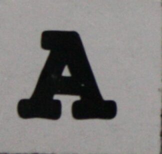 PARTS ONLY - Skeleton Hangman Magnetic Pocket Game - (1) Magnetic Letter A Only