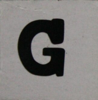 PARTS ONLY - Skeleton Hangman Magnetic Pocket Game - (1) Magnetic Letter G Only