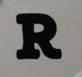 PARTS ONLY - Skeleton Hangman Magnetic Pocket Game - (1) Magnetic Letter R Only