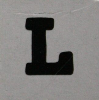 PARTS ONLY - Skeleton Hangman Magnetic Pocket Game - (1) Magnetic Letter L Only