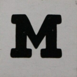 PARTS ONLY - Skeleton Hangman Magnetic Pocket Game - (1) Magnetic Letter M Only