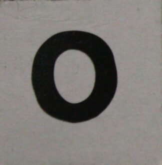 PARTS ONLY - Skeleton Hangman Magnetic Pocket Game - (1) Magnetic Letter O Only