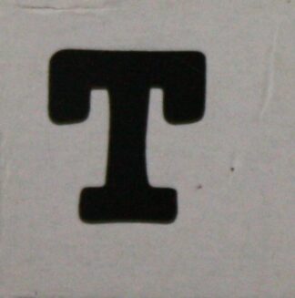 PARTS ONLY - Skeleton Hangman Magnetic Pocket Game - (1) Magnetic Letter T Only