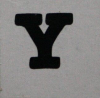 PARTS ONLY - Skeleton Hangman Magnetic Pocket Game - (1) Magnetic Letter Y Only