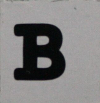 PARTS ONLY - Skeleton Hangman Magnetic Pocket Game - (1) Magnetic Letter B Only