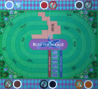 PARTS ONLY - Bust The Bookie Board Game - (1) Game Board Only