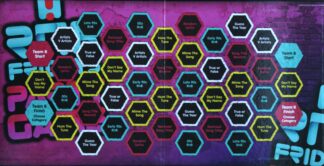 PARTS ONLY - RNB Fridays Party Board Game - (1) Game Board Only