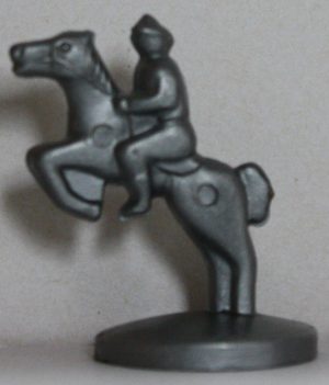 PARTS ONLY - Monopoly Board Game Parker Brothers 2015 Edition - (1) Plastic Horse and Rider Token Only