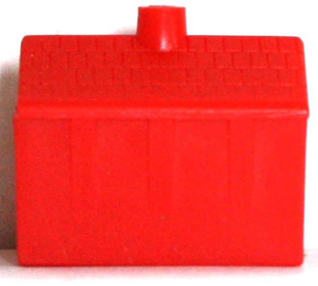 PARTS ONLY - Monopoly Board Game Parker Brothers 2015 Edition - (1) Red Plastic Hotel Only