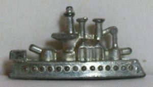 PARTS ONLY - Monopoly Board Game 1996 Edition - (1) Metal Ship Token Only
