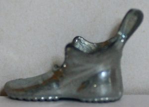 PARTS ONLY - Monopoly Board Game 1996 Edition - (1) Metal Boot Token Only