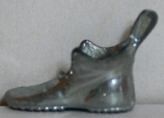 PARTS ONLY - Monopoly Board Game 1996 Edition - (1) Metal Boot Token Only