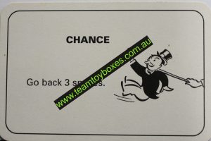 PARTS ONLY - Monopoly Board Game 1996 Edition - Number 3 Chance Card Only