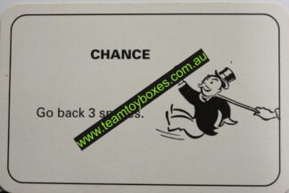 PARTS ONLY - Monopoly Board Game 1996 Edition - (1) Number 3 Chance Card Only