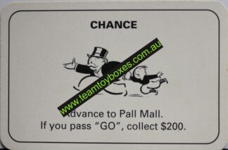 PARTS ONLY - Monopoly Board Game 1996 Edition - (1) Number 10 Chance Card Only