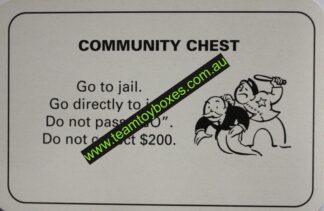 PARTS ONLY - Monopoly Board Game 1996 Edition - (1) Number 9 Community Chest Card Only