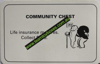 PARTS ONLY - Monopoly Board Game 1996 Edition - (1) Number 7 Community Chest Card Only