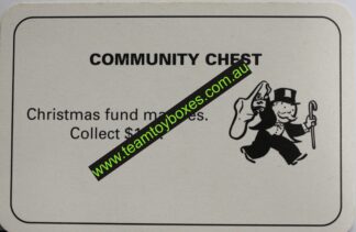 PARTS ONLY - Monopoly Board Game 1996 Edition - (1) Number 2 Community Chest Card Only
