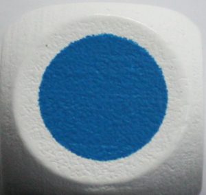 PARTS ONLY - Geek Out Pop Culture Party Board Game - (1) Specialty Coloured Die Only