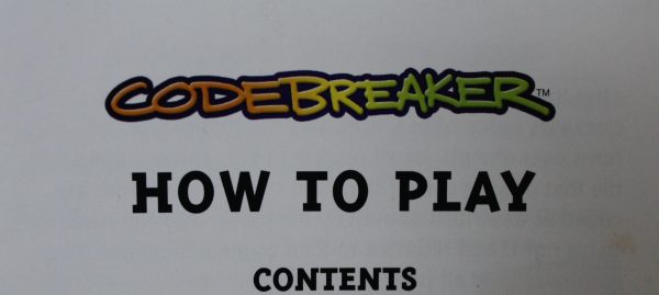 PARTS ONLY - Code Breaker Board Game - (1) Instructions Only