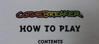 PARTS ONLY - Code Breaker Board Game - (1) Instructions Only