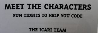 PARTS ONLY - Code Breaker Board Game - (1) Meet The Characters Sheet Only
