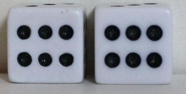 PARTS ONLY - Family Guy Trivia Board Game Tin Edition - (1) Set of Dice Only