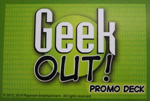 PARTS ONLY - Geek Out Pop Culture Party Board Game - (1) Set of 4 Promo Deck Cards Only