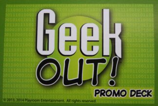PARTS ONLY - Geek Out Pop Culture Party Board Game - (1) Set of 4 Promo Deck Cards Only