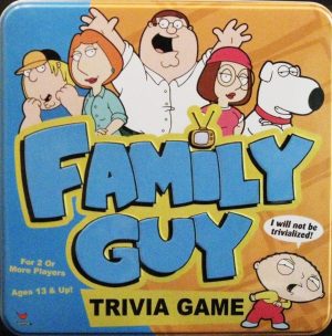 Family Guy Trivia Board Game Tin Edition