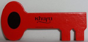 PARTS ONLY - Nightmare Board Game - (1) Pack of 6 Red Keys Only
