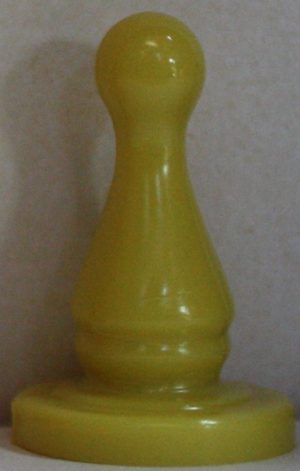 PARTS ONLY - Who Wants To Be A Millionaire Hot Seat Board Game - (1) Yellow Mover Only