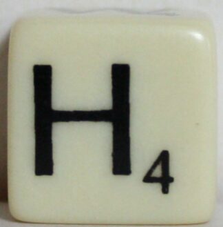 PARTS ONLY - Scrabble Dice Game - (1) W, B, H, N, F, Blank Die Only