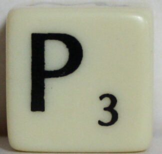 PARTS ONLY - Scrabble Dice Game - (1) S, N, M, P, R, Blank Die Only